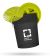 Liquid Elements Wasemmer met rooster en deksel transparant 20L SHADOW
