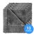 FX Protect Steel Grey microvezeldoek 350 gsm 10 pack