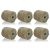 SJP Sisal 6-Pack Polijstwielen 100x100x19 mm Grof
