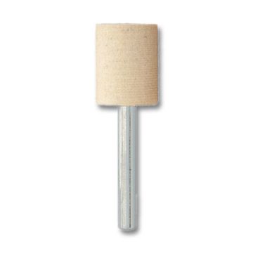 Polijststift vilt, schacht 6 mm, 20x25 mm, recht