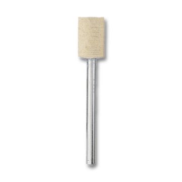 Polijststift vilt, schacht 6 mm, 10x15 mm, recht