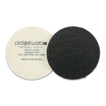 HD Diamant polijstschijf K100 Zwart Agressief 125 mm