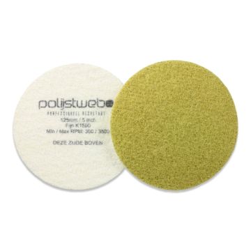 HD Diamant polijstschijf K1500 geel fijn 150 mm