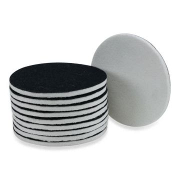 Vilt polijstpad met velcro backing 125 mm