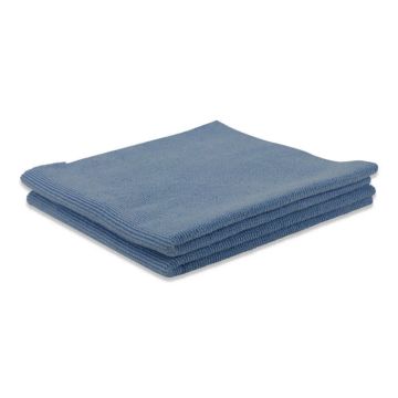 Microvezeldoek parelweefsel randloos blauw 40x40 uitverkoop