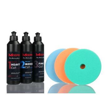 Moore Polijstsysteem Gelcoat starterset 250 ml