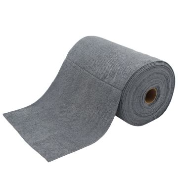 Microvezeldoek randloos op rol 75 stuks Grijs