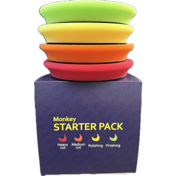 Monkey Polijstpads Starterset 127/142 mm Ufo Style pad