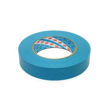 3M Maskeertape 3434 blauw 19mm rol a 50 meter