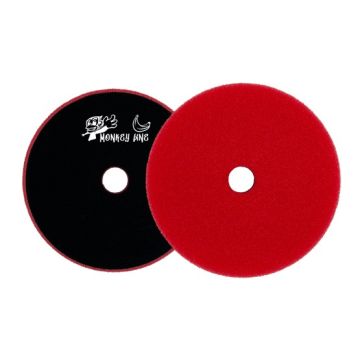Monkey Trapez Polijstpad Heavy Cut rood 152/167 mm Uitverkoop
