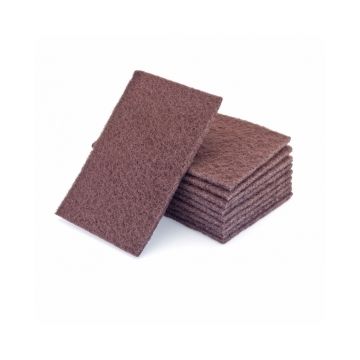 Schuurvlies hand pad middel rood 150x230 mm (10 stuks)