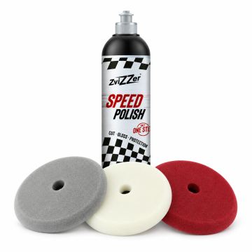 ZviZZer Speed Polish-set 250 ml met drie UFO Thermo-pads 125 mm